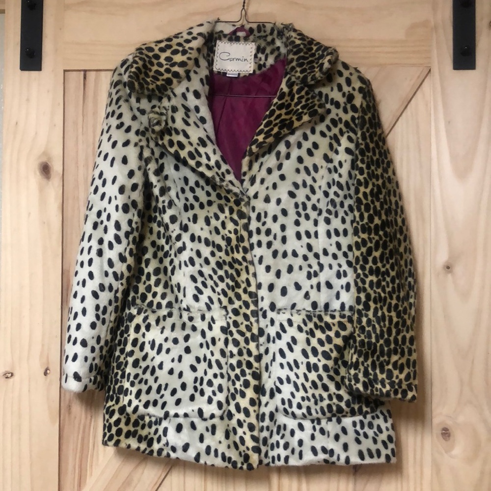 Carmin Leopard Print Coat